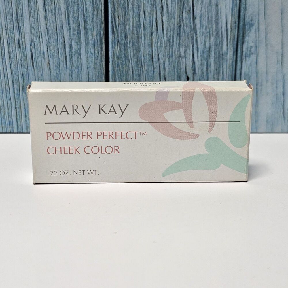 Mary Kay Powder Perfect Cheek Color Mulberry #5292 Discontinued New Old Stock - Picture 3 of 5
